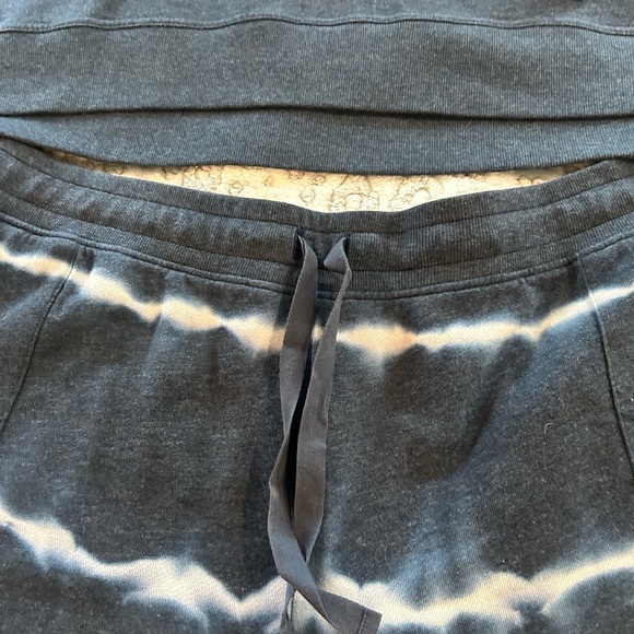 NWT Women’s Size 2X Natural Reflections Blue and White Short Matching Set - Picture 3 of 8